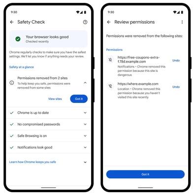 Google Chrome Beefs Up Security with Smart Safety Check and One-Time Permissions